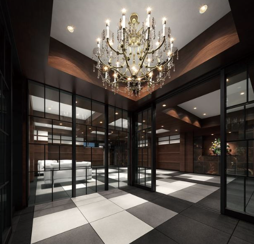 ファイル:クレアネクスト桜坂 ザ・レジデンス エントエランスホール完成予想図1.png