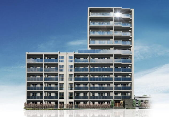 ファイル:クレアホームズ北上尾 外観完成予想図1.png