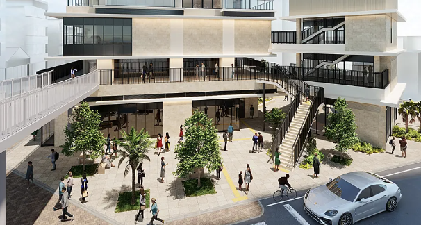 ファイル:THE TOWER 湘南辻堂 駅前広場完成予想図.png