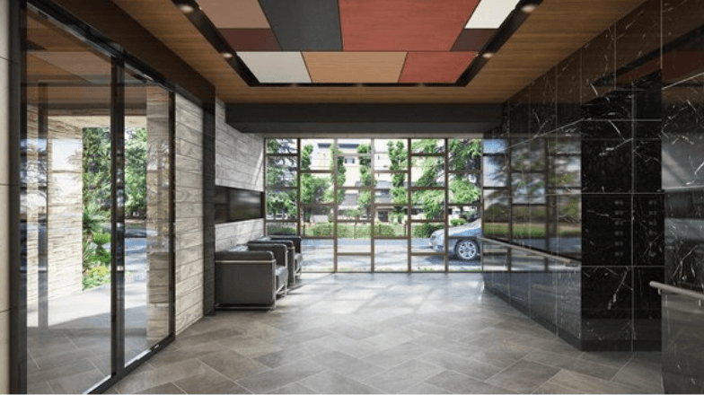 ファイル:サンパーク中津駅南レジデンス エントエランスホール完成予想図.png