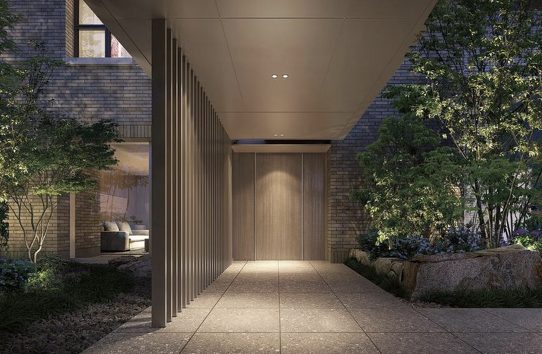 ファイル:グランドメゾン松屋町駅前 プライベートコリドー完成予想図.png