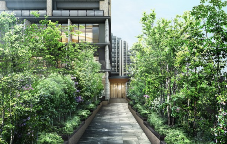 ファイル:MJRザ・ガーデン下大利 ガーデンアプローチ.png