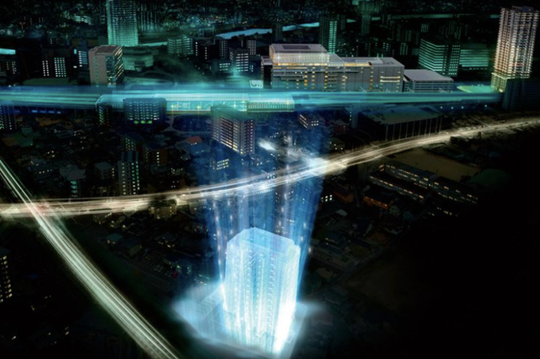 ファイル:MJR熊本駅ガーデンコート 現地周辺空撮1.png