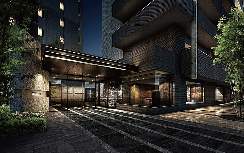 ファイル:ザ・グランドグレイス 大阪西九条 エントエランスアプローチ完成予想図.png