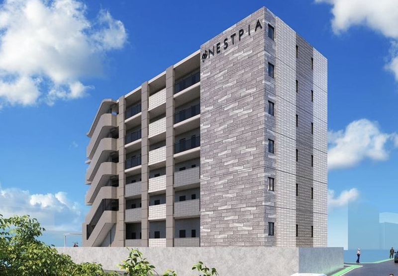 ファイル:ネストピア福岡空港駅前 外観完成予想図.png