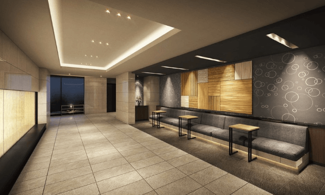 ファイル:サーパス大橋高千穂通り エントエランスホール完成予想図.png