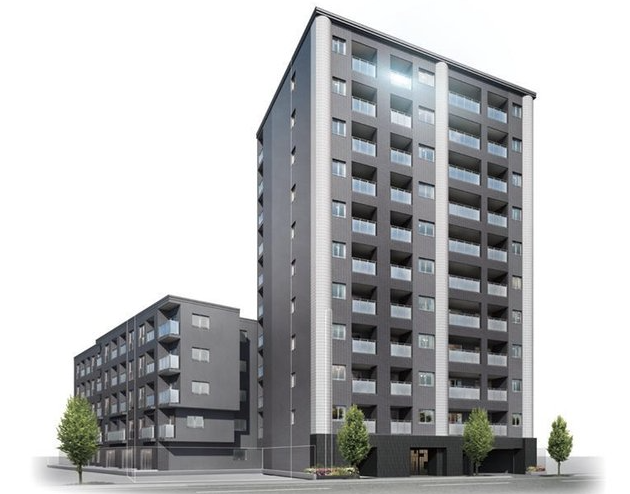 ファイル:ラシュレ京都西大路 外観完成予想図.png