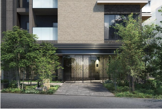 ファイル:シエリア代官町 エントエランスアプローチ完成予想図.png