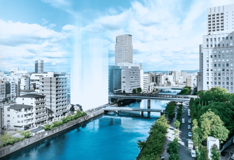 ファイル:シエリア京橋 ザ・レジデンス 周辺写真CG合成2.png