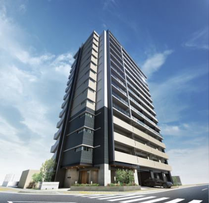 ファイル:アルファステイツ平之町IIセントラルマーク 外観完成予想図1.png