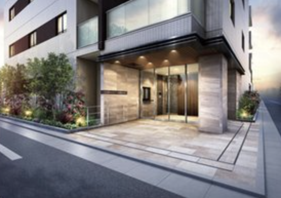 ファイル:エクセレントシティ下丸子 エントランスアプローチ完成予想CG.png