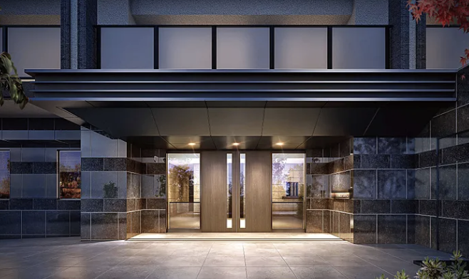 ファイル:サンクレイドル飯能II エントエランスアプローチ完成予想図.png