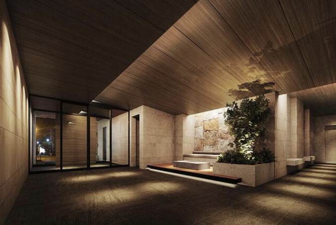 ファイル:DEUX・RESIA 博多 AVENUE(仮称) エントエランスホール完成予想図2.png