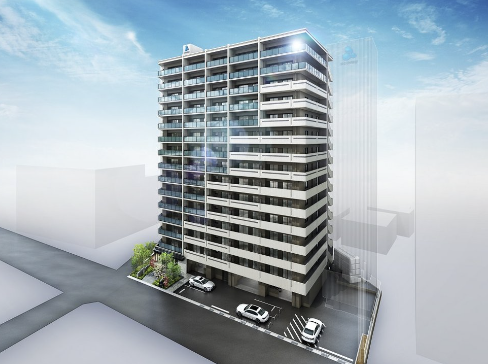 ファイル:アルファステイツ佐世保駅前 外観完成予想図(鳥瞰).png