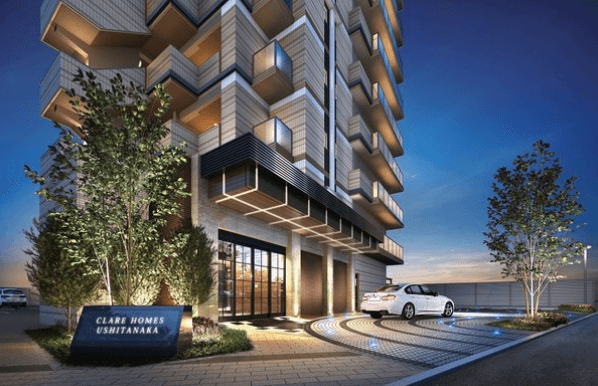 ファイル:クレアホームズ牛田中 ザ・プレミアム エントランスアプローチ完成予想CG.png