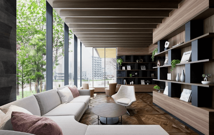 ファイル:ザ・パークテラス 段原 テラスラウンジ完成予想図.png