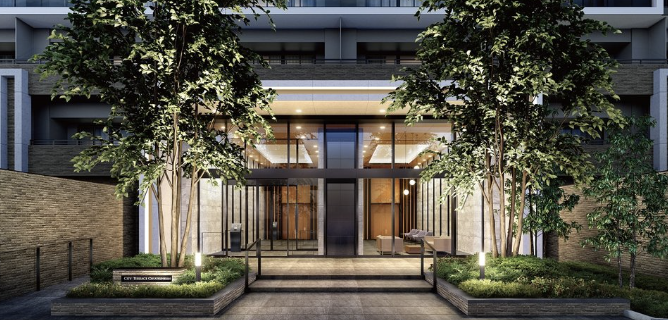 ファイル:シティテラス中央林間 エントエランスアプローチ完成予想図.png