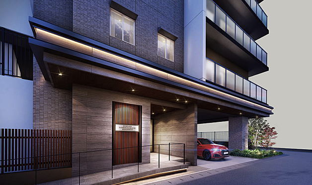 ファイル:サンパーク大里原町レジデンス エントランスアプローチ完成予想CG.png