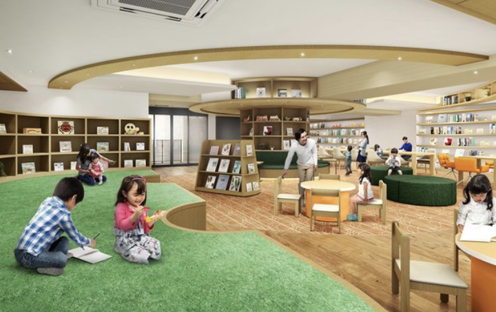 ファイル:MJRザ・ガーデン下大利 ファミリーライブラリー2.png