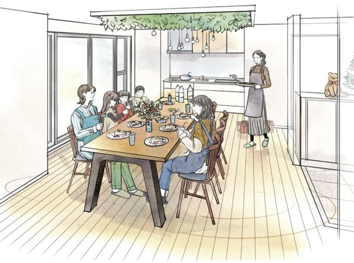 ファイル:MMキャンバス南大高 パーティールーム(有料)/完成予想イラスト.png