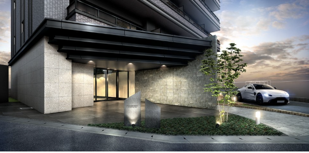 ファイル:オープンレジデンシア星ヶ丘 エントエランスアプローチ完成予想図.png