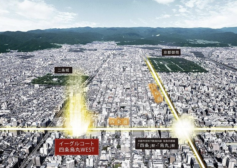 ファイル:イーグルコート四条烏丸WEST 周辺写真CG合成.png