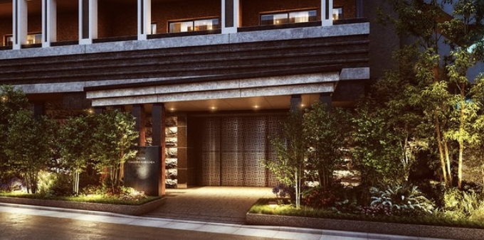 ファイル:クレヴィア山吹神楽坂 エントランスアプローチ完成予想CG.png