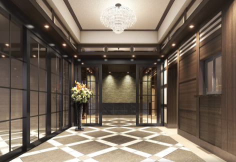 ファイル:クレアホームズ長束 ザ・レジデンス エントエランス完成予想図.png