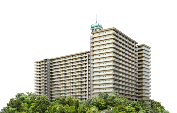 リバーガーデン千里中央 あかり絵のみち外観