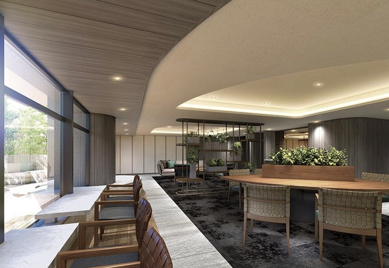 ファイル:ウエリス西宮甲東園 オーナーズラウンジ(集会室)完成予想図.png