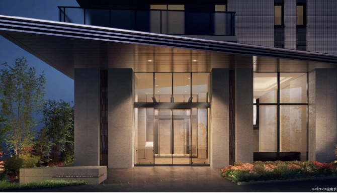 ファイル:シティテラス南砂 エントエランスアプローチ完成予想図.png