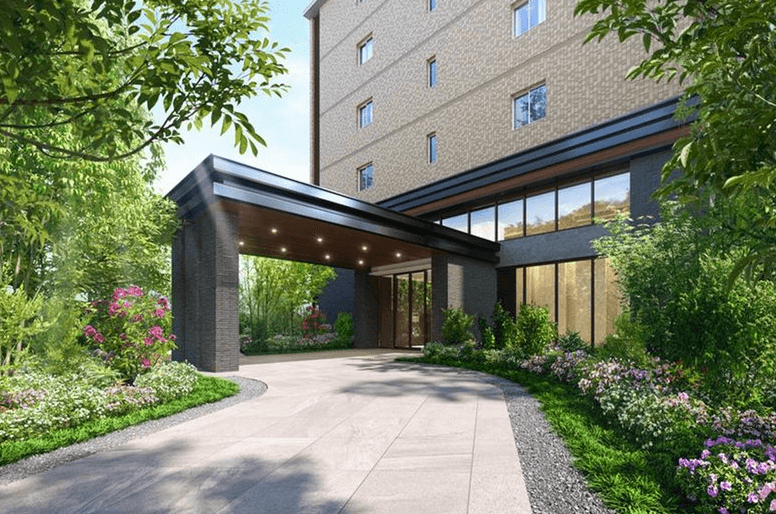 ファイル:クレストシティ鎌倉大船サウス エントエランスアプローチ完成予想図.png