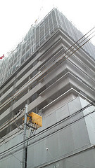 ファイル:N4.TOWER 建設中 コーナーエッジ 2008年9月3日撮影.jpg