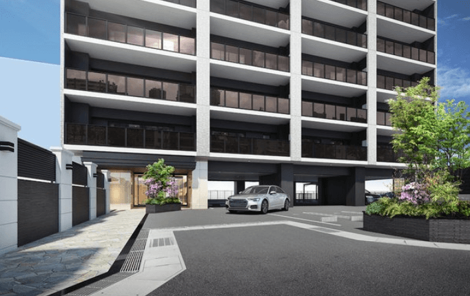 ファイル:エイリックスタイル大橋南IIフェリア エントエランスアプローチ完成予想図1.png