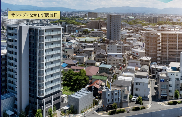 ファイル:サンメゾンなかもず駅前II 外観完成予想図.png