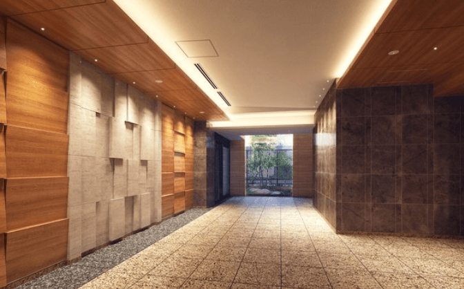 ファイル:ザ・パークハウス 谷中道灌山テラス エントエランスホール完成予想図.png