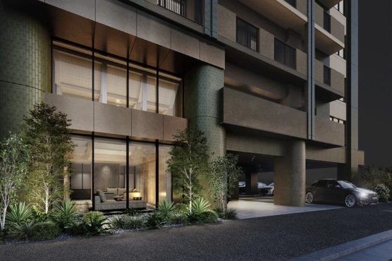 ファイル:レ・ジェイド札幌大通ザ・タワー エントエランスアプローチ完成予想図.png