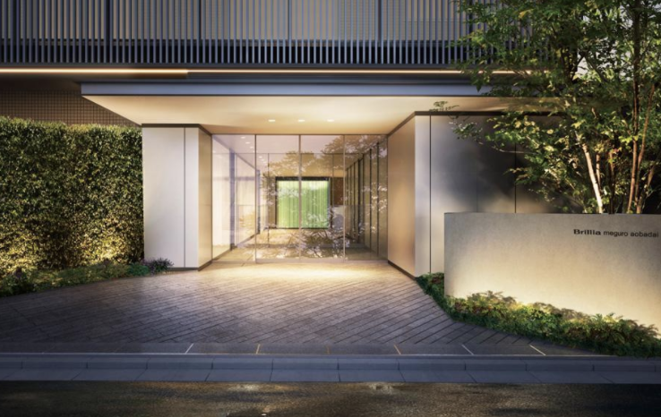 ファイル:Brillia(ブリリア) 目黒青葉台 エントランスアプローチ完成予想図.png