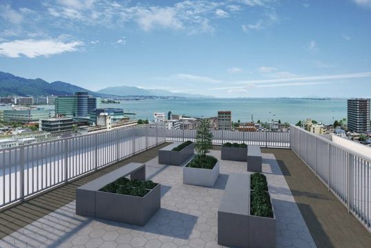 ファイル:イーグルコート大津フロント 屋上テラス完成予想図.png