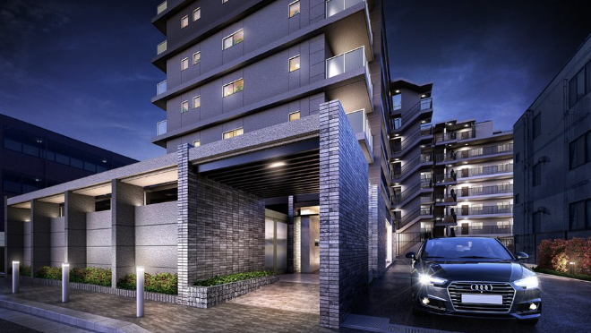 ファイル:サンクレイドル西所沢ステーションウィズ エントエランスアプローチ完成予想図.png