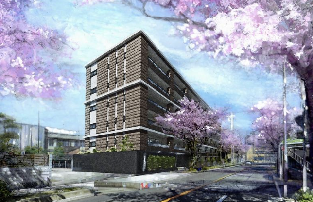 ファイル:(仮称)ローレルコート瑞穂汐路 外観完成予想図.png