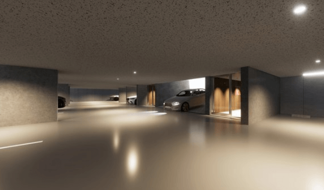 ファイル:サンウッド瀬田一丁目 地下自走式駐車場(シャッターゲート付)完成予想図.png