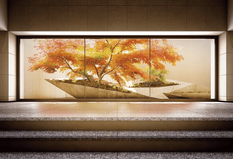 ファイル:ザ・パークハウス 三田ガーデン レジデンス&タワー ガーデンエントランスホール(正面)完成予想図.png