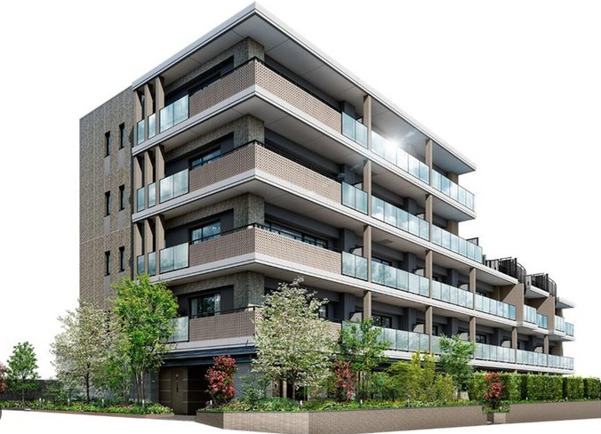 ファイル:ザ・パークハウス 上野毛テラス 外観完成予想図.png