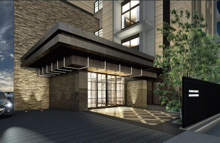 ファイル:クレアホームズ道後西 ザ・レジデンス エントエランスアプローチ完成予想図.png