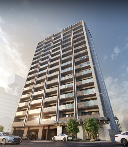 ファイル:クレアホームズ米子駅 ザ・レジデンス 外観完成予想図.png