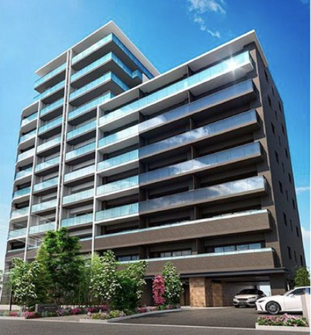 ファイル:サンリヤン柏 レジデンス 外観完成予想図.png