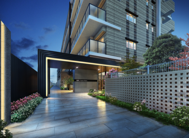 ファイル:アルファステイツ飯倉 エントランスアプローチ完成予想図.png