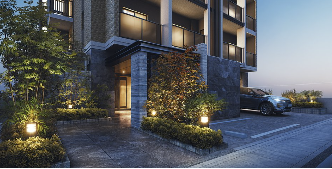 ファイル:イノバス大濠公園 エントエランスアプローチ完成予想図.png