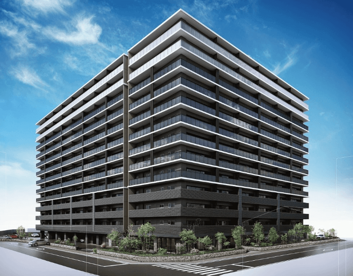 ファイル:ザ サンズ熊本城公園 外観完成予想図1.png